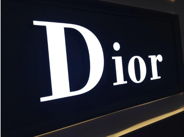 Dior发光亚克力字制作