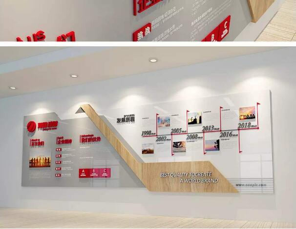 北京韩建集团企业文化背景墙设计