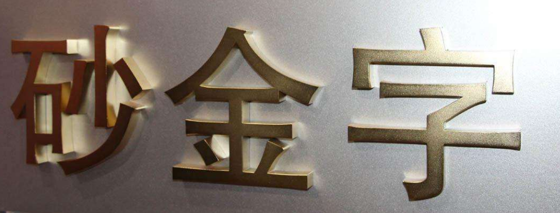 不锈钢字钛金字玫瑰金属字黑钛仿古铜字招牌制作