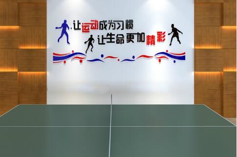 云仪健体育功能室文化墙设计