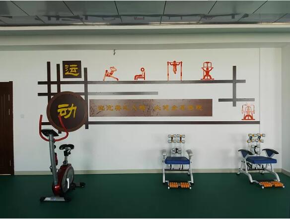 奥瑞斯体育功能室文化墙设计