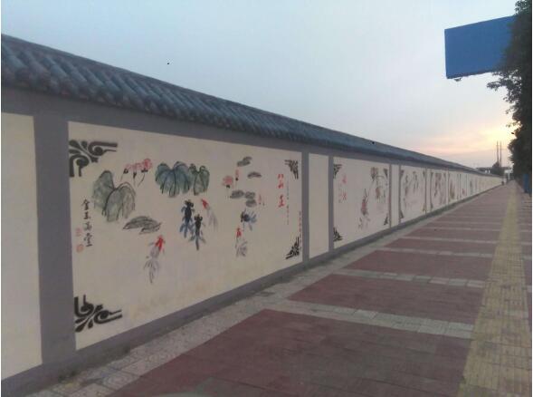 凤凰街道文化墙图片