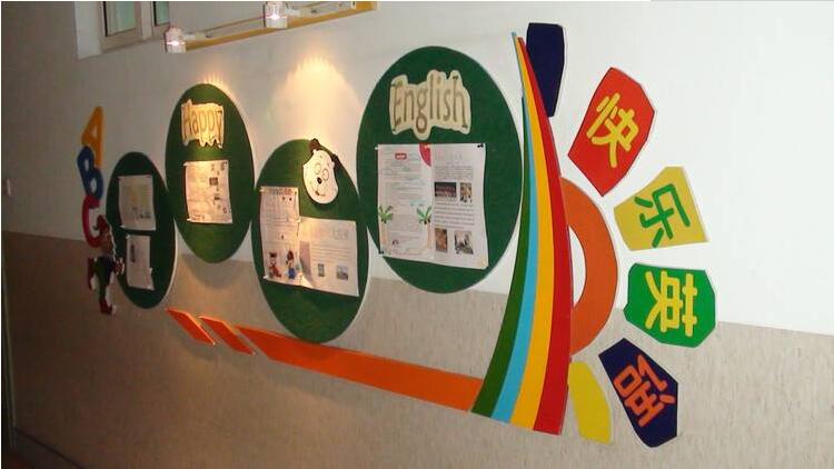 小学英语走廊文化墙设计图片