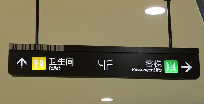 华联商场导视标牌制作