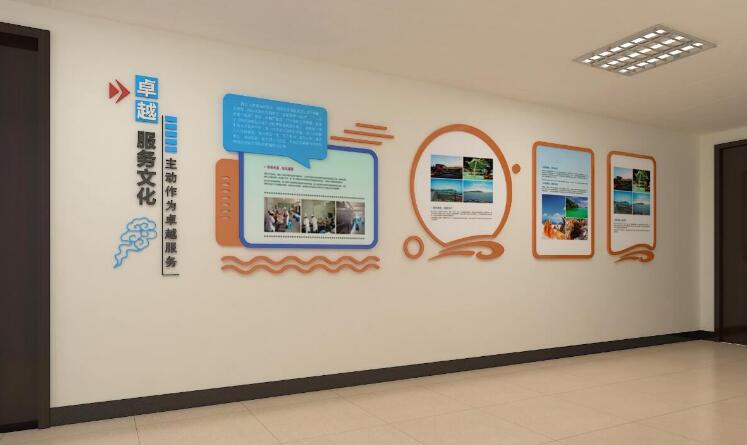 上海捷文科技股份有限公司文化墙设计制作图片
