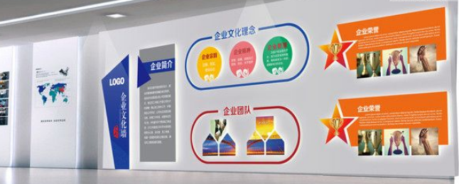 互联网公司企业文化墙效果图
