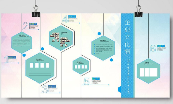 企业荣誉墙展厅设计公司文化墙创意效果图