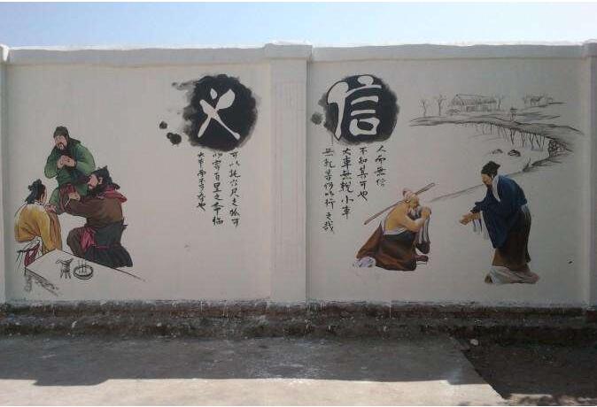 东南社区文化墙制作
