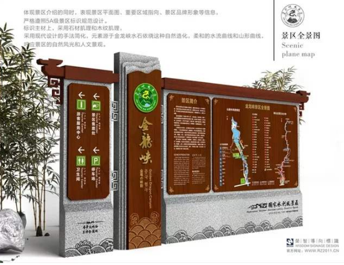 金龙峡风景区导视系统规划设计