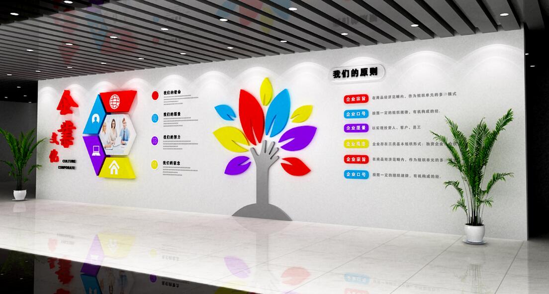 亚克力文化墙制作效果图