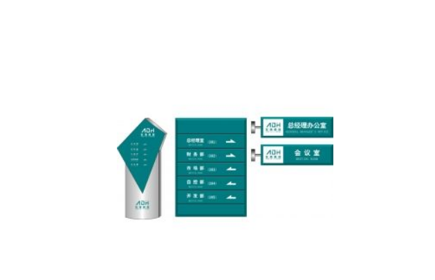 某现代医院酒店商场导视系统设计