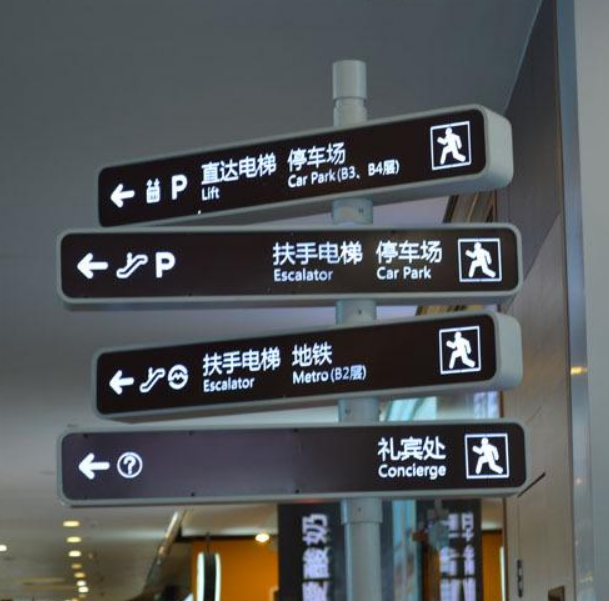 方向标识牌分流指示牌万向导向牌指路牌多向导视牌路标道路标识牌