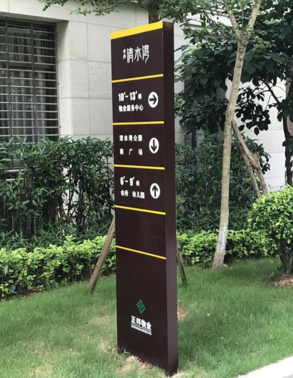 立式不锈钢广告牌立牌导向发光字导视牌酒店指示牌商场导视牌定做