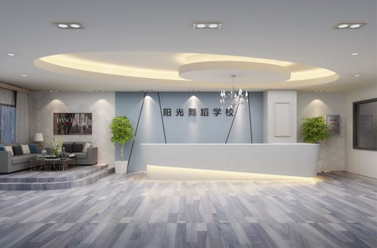 时尚简约白色烤漆公司办公 前台桌接待台