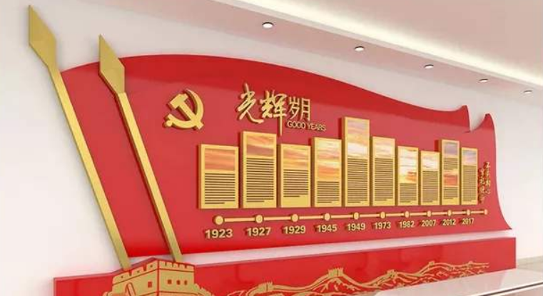 党建文化墙党员活动室布置图