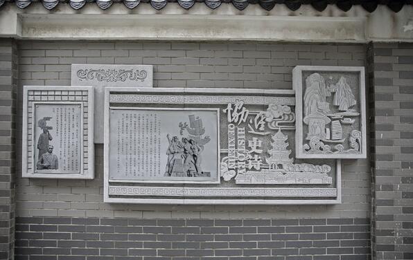 校园浮雕文化墙制作效果图