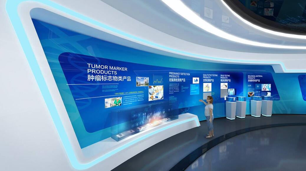 科技公司文化墙制作效果图-北京飓马文化墙设计制作