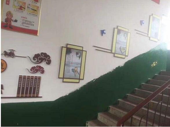 校园楼道文化墙制作效果图