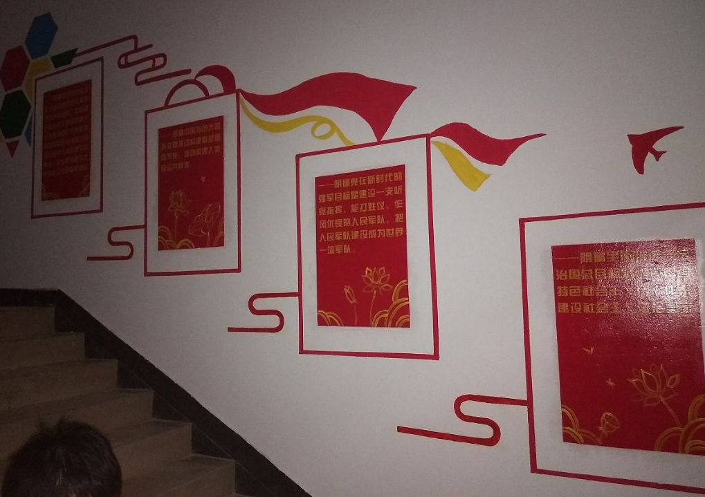 云南昆明校园文化墙体彩绘校园文化墙