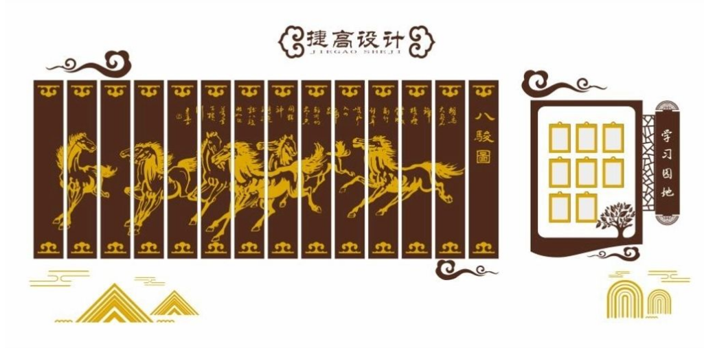企业文化墙也可以用pvc板雕刻制作