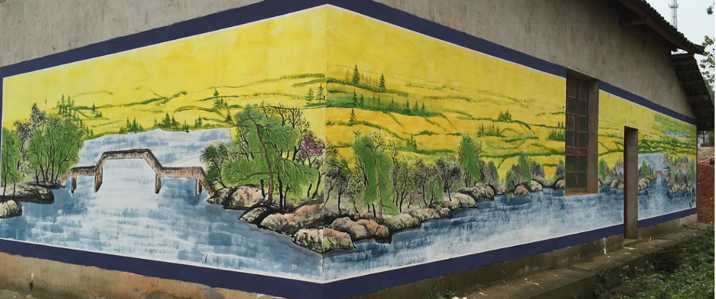 日照农村文化墙壁画手绘墙