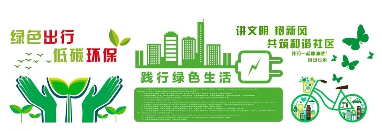 企业环保文化墙绿色生态文明环保图片
