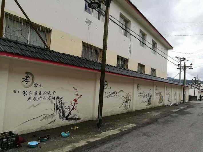 街头文化墙制作效果图