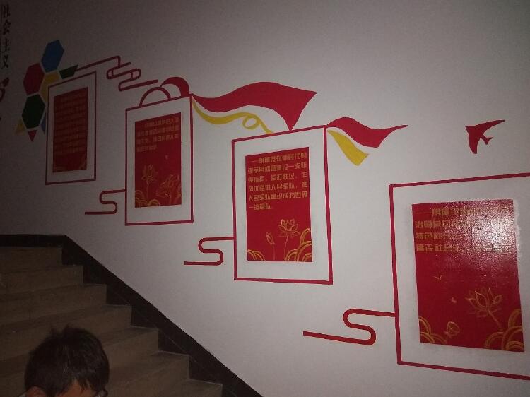 社区党建楼道文化墙制作效果图