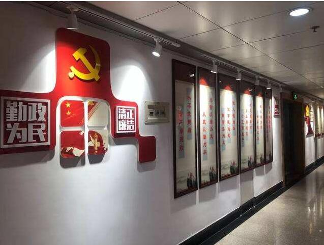 社区党建楼道文化墙制作效果图