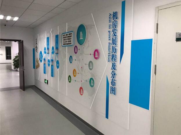 企业走廊文化墙制作效果图