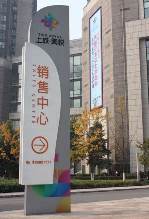 大型导视导向定制立式导向牌