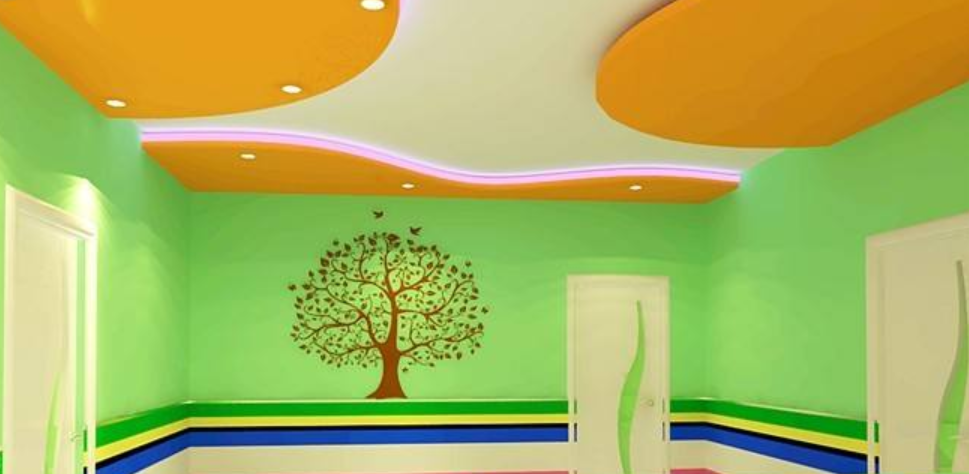 幼儿园室内彩绘文化墙
