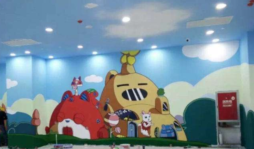 太原幼儿园彩绘文化墙
