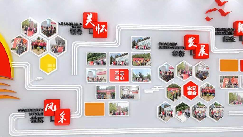 党员文化墙制作效果图