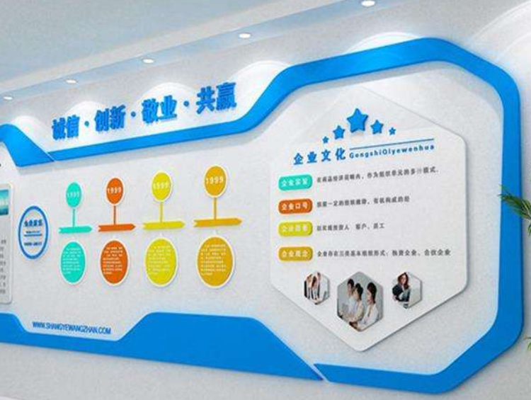 企业文化墙设计效果图2