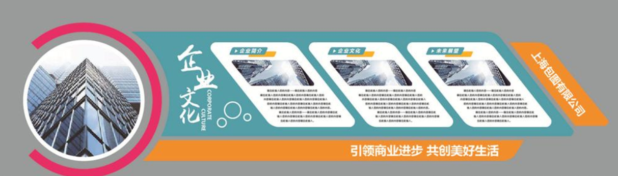 微立体企业文化墙公司形象墙照片