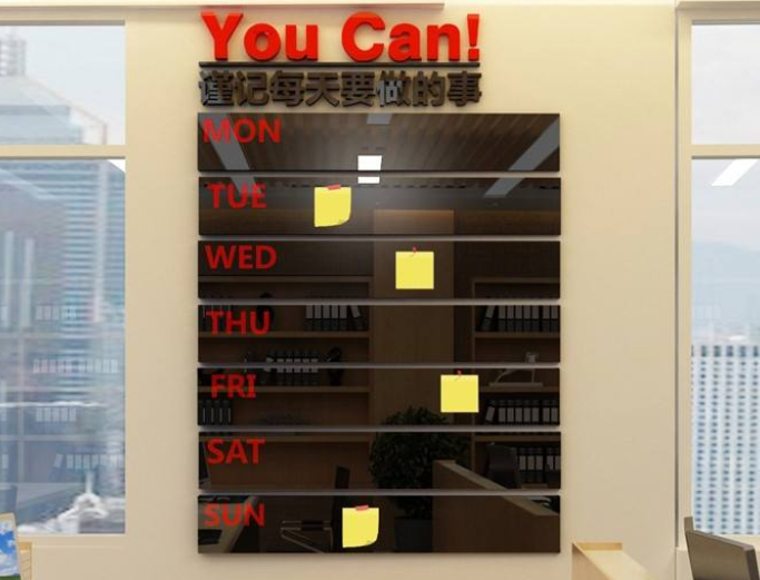 3d亚克力立体墙贴团队励志标语公司办公室企业