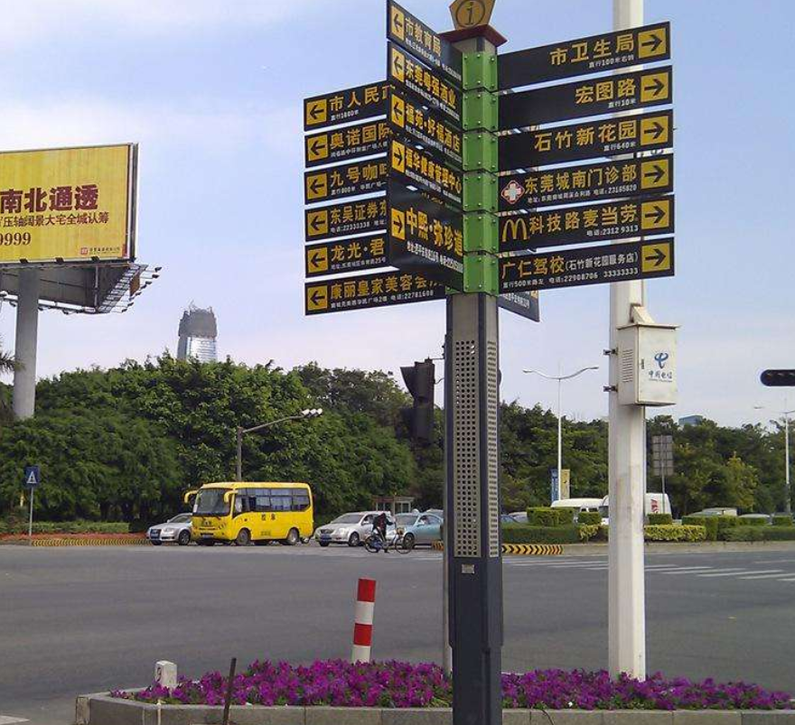 小区户外楼层指示牌