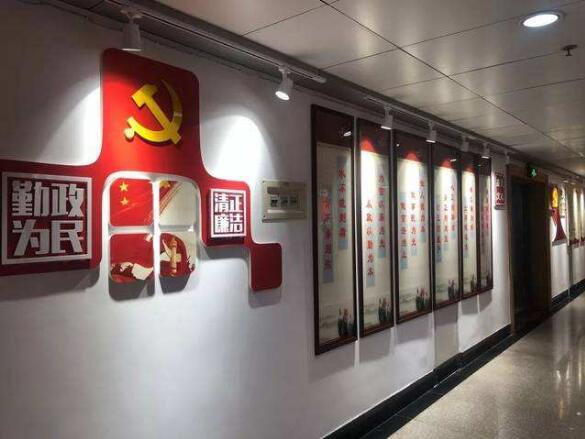 机关党务文化墙制作效果图