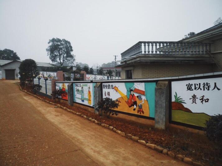 特色街道文化墙彩绘制作效果图