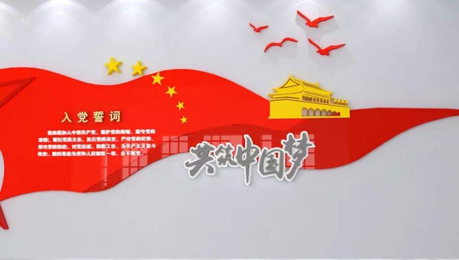党建宣誓誓词制作效果图