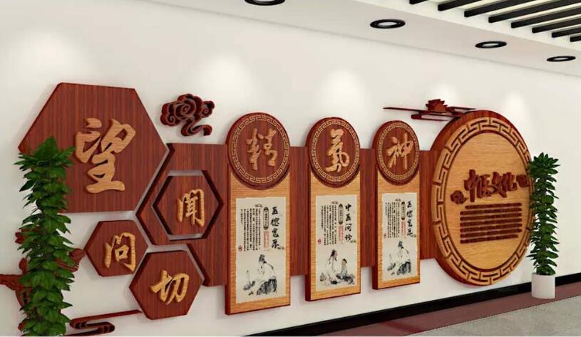 中医文化墙制作效果图