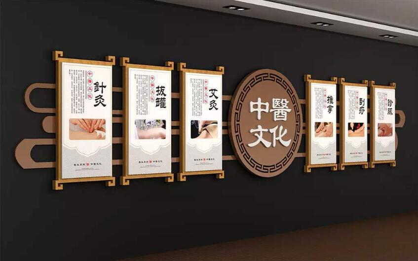 中医文化墙制作效果图
