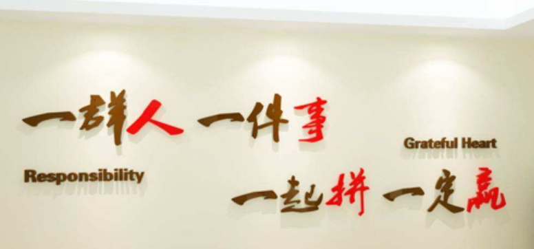 3d亚克力立体墙贴办公室工作室书房企业公司励志标语文化墙
