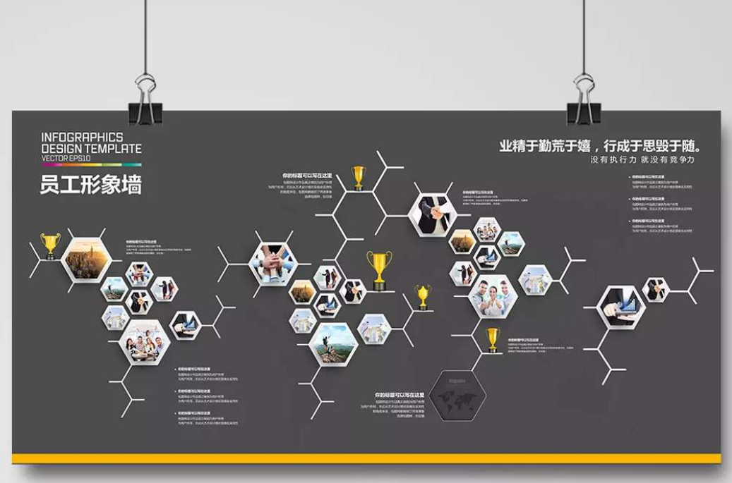 公司企业文化墙形象墙背景墙设计