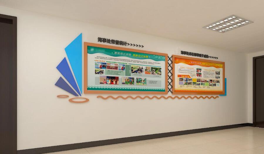 企业文化展区文化墙制作效果图