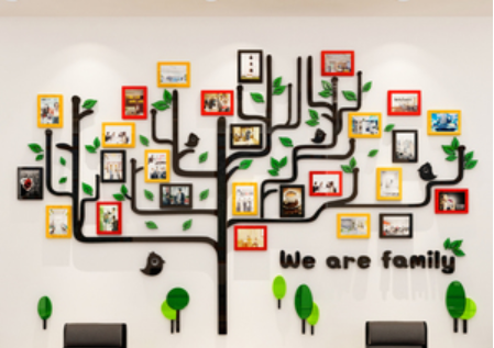 员工团队风采亚克力墙贴3d立体公司企业文化墙办公室励志照