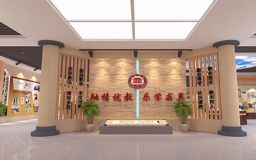 校园建设文化墙制作效果图