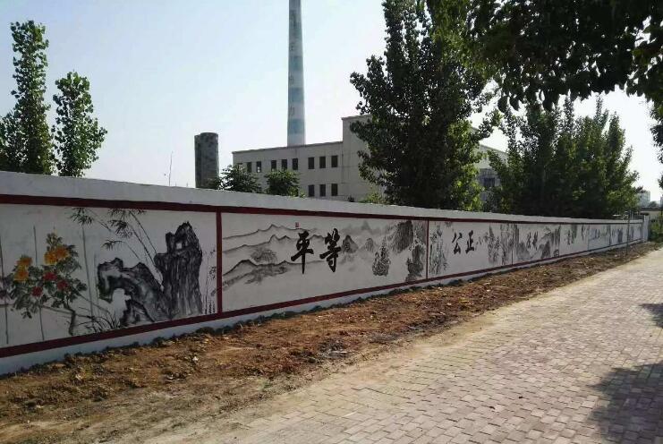 公路文化墙制作效果图
