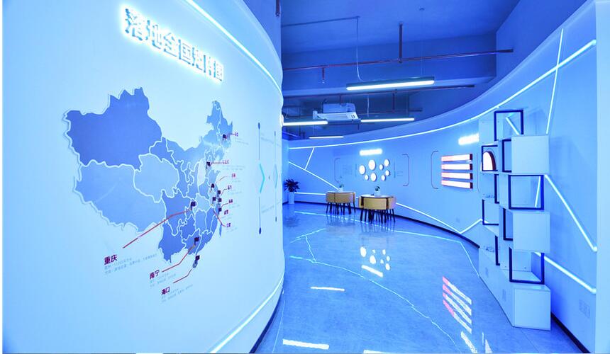 公司展厅文化墙制作效果图